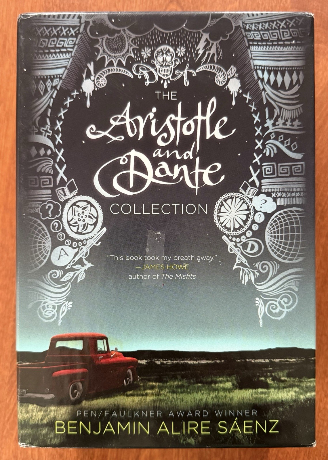 2X Signed & Inscribed: Aristotle & Dante Book Set: Benjamin Saenz, 1st/1st HCDJ