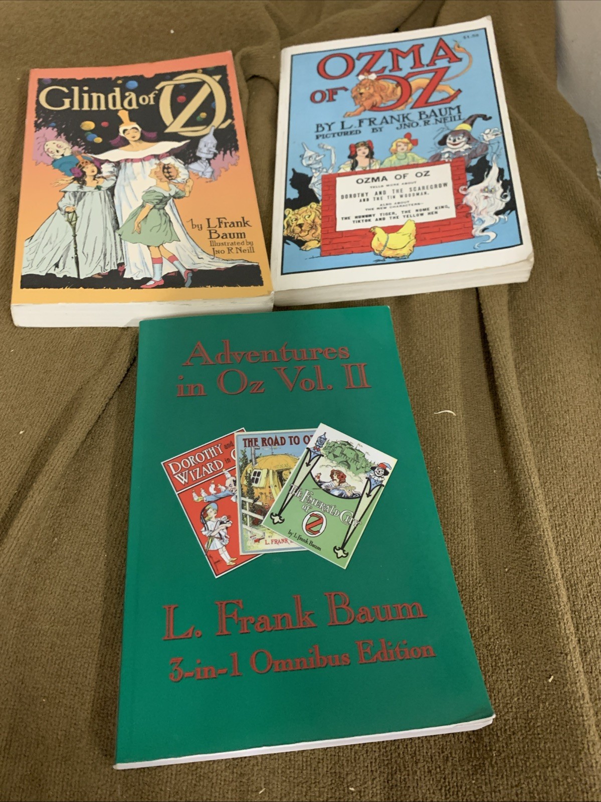 Adventures In Oz Ozma Glinda Omnibus 3 Book Log Paperback