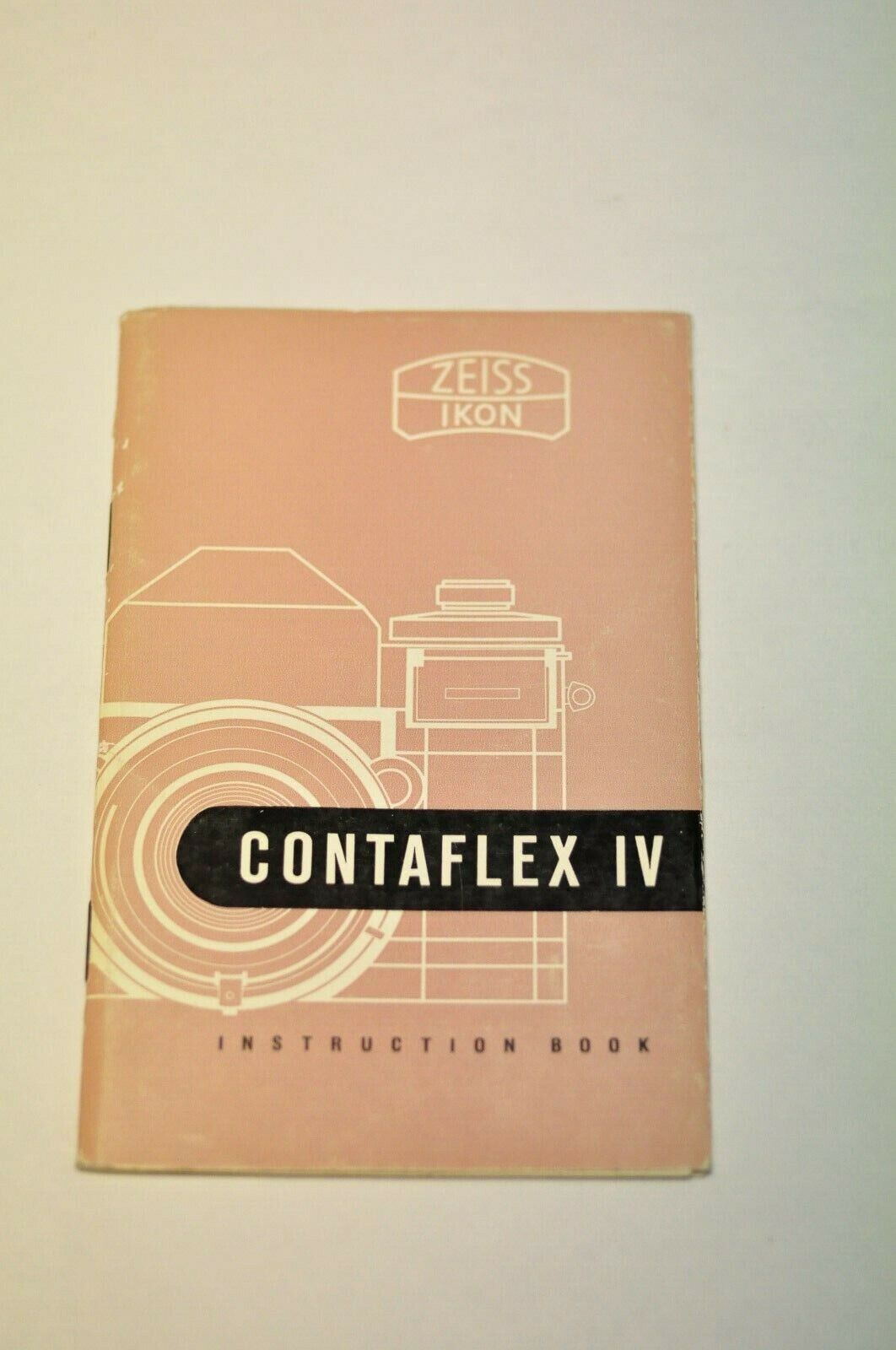 ZEISS IKON CONTFLEX IV INSTRUCTION BOOK, 42 PAGES, #319/864/24, VERY GOOD 1956