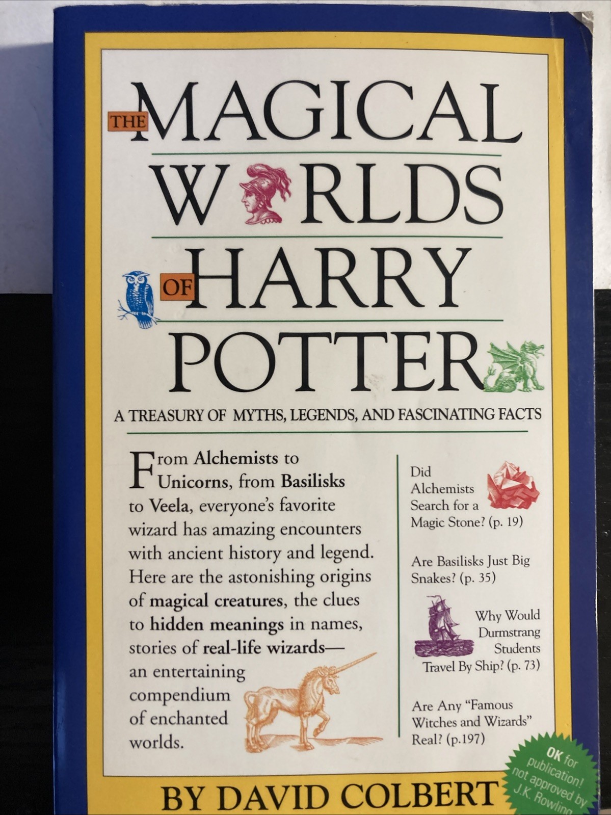 The Magical Worlds of Harry Potter, TPB, By David Colbert, 1st Ed