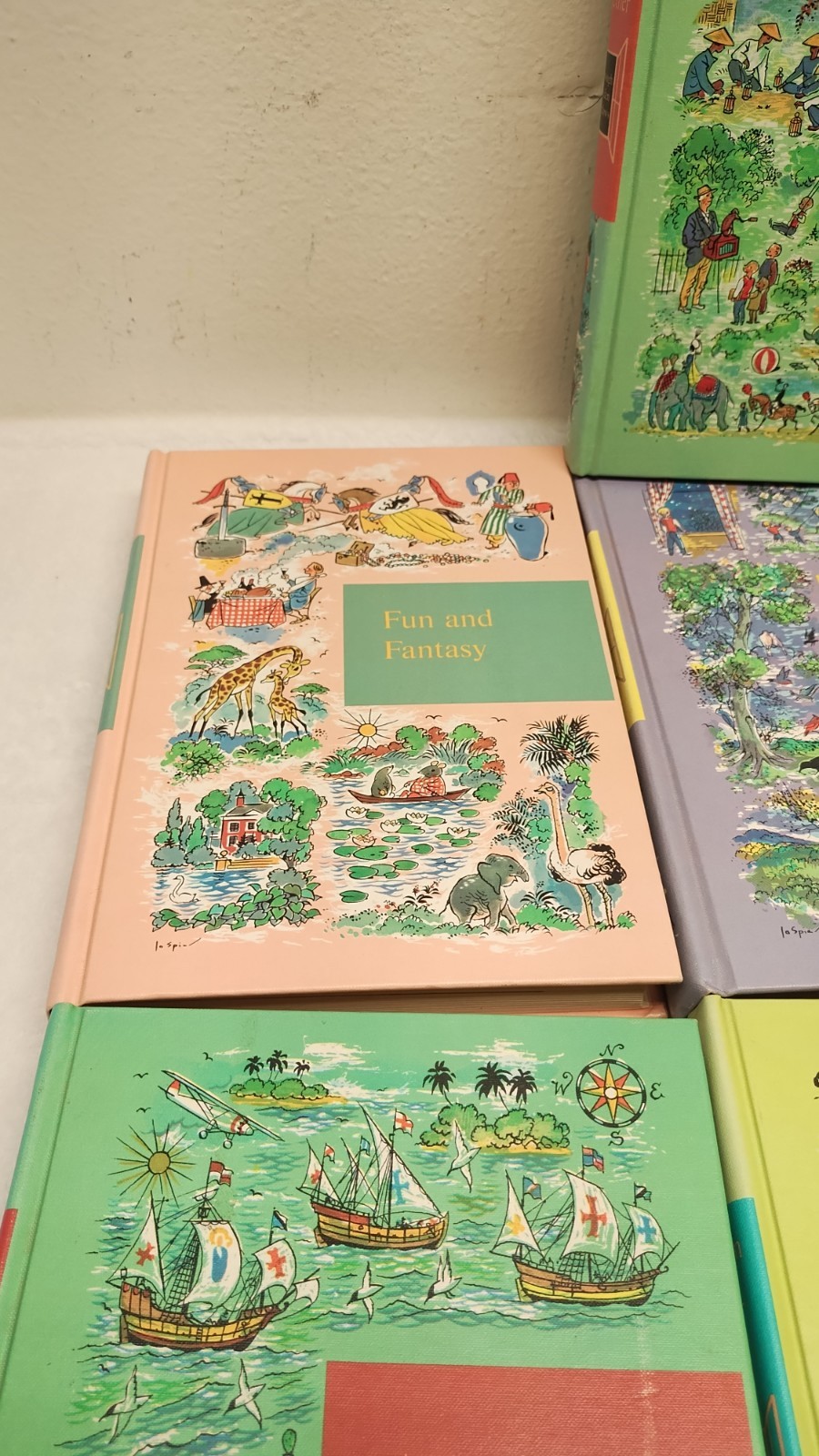 Through Golden Windows Complete Set 10 Children’s Story Books 1958 First Edition