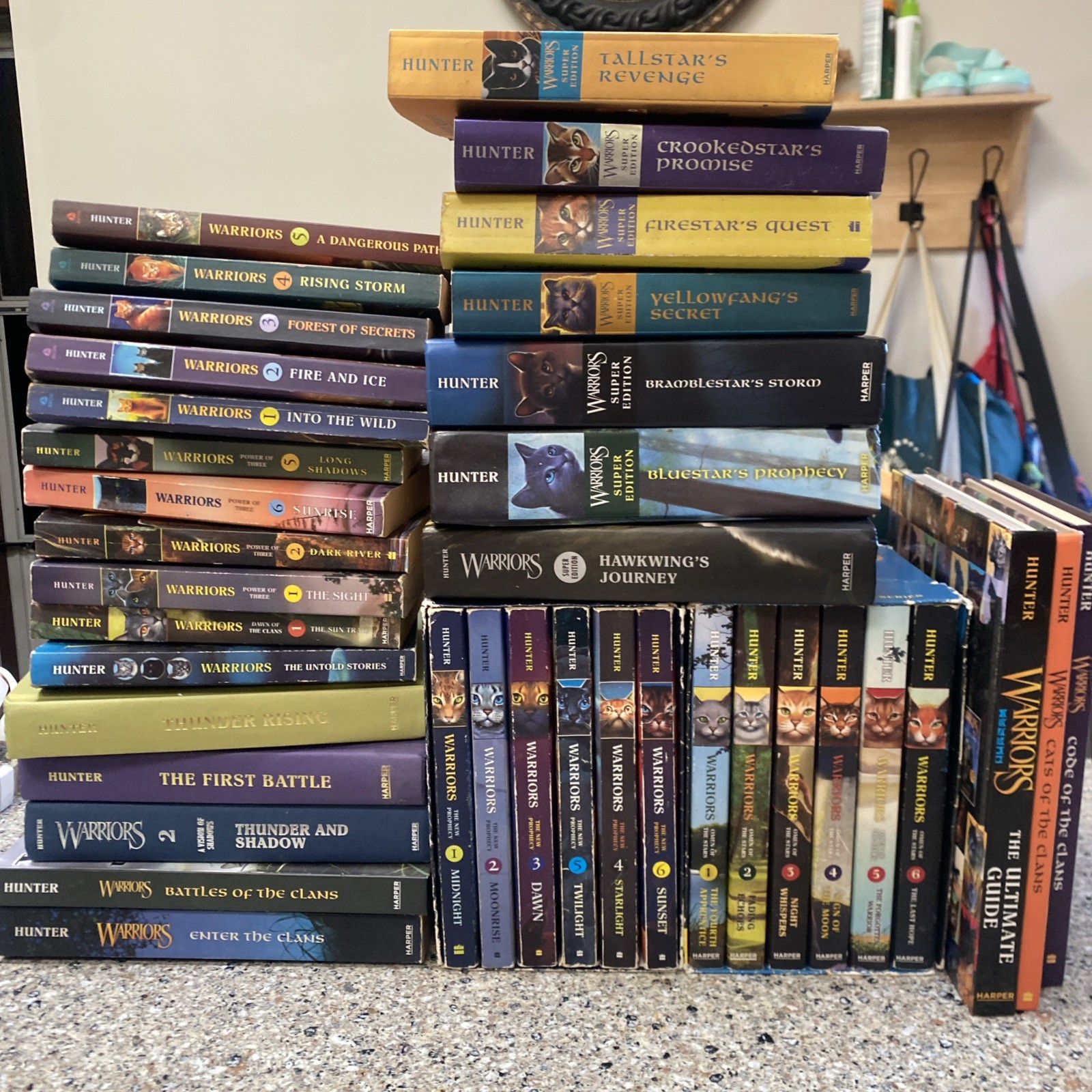 Warriors Erin Hunter Lot 40 Books Complete Sets Super Editions 1st Edition DIRTY