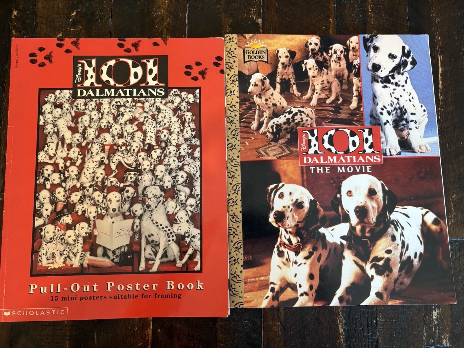 101 Dalmatians Movie Two Book Lot 1996 In Like New Condition