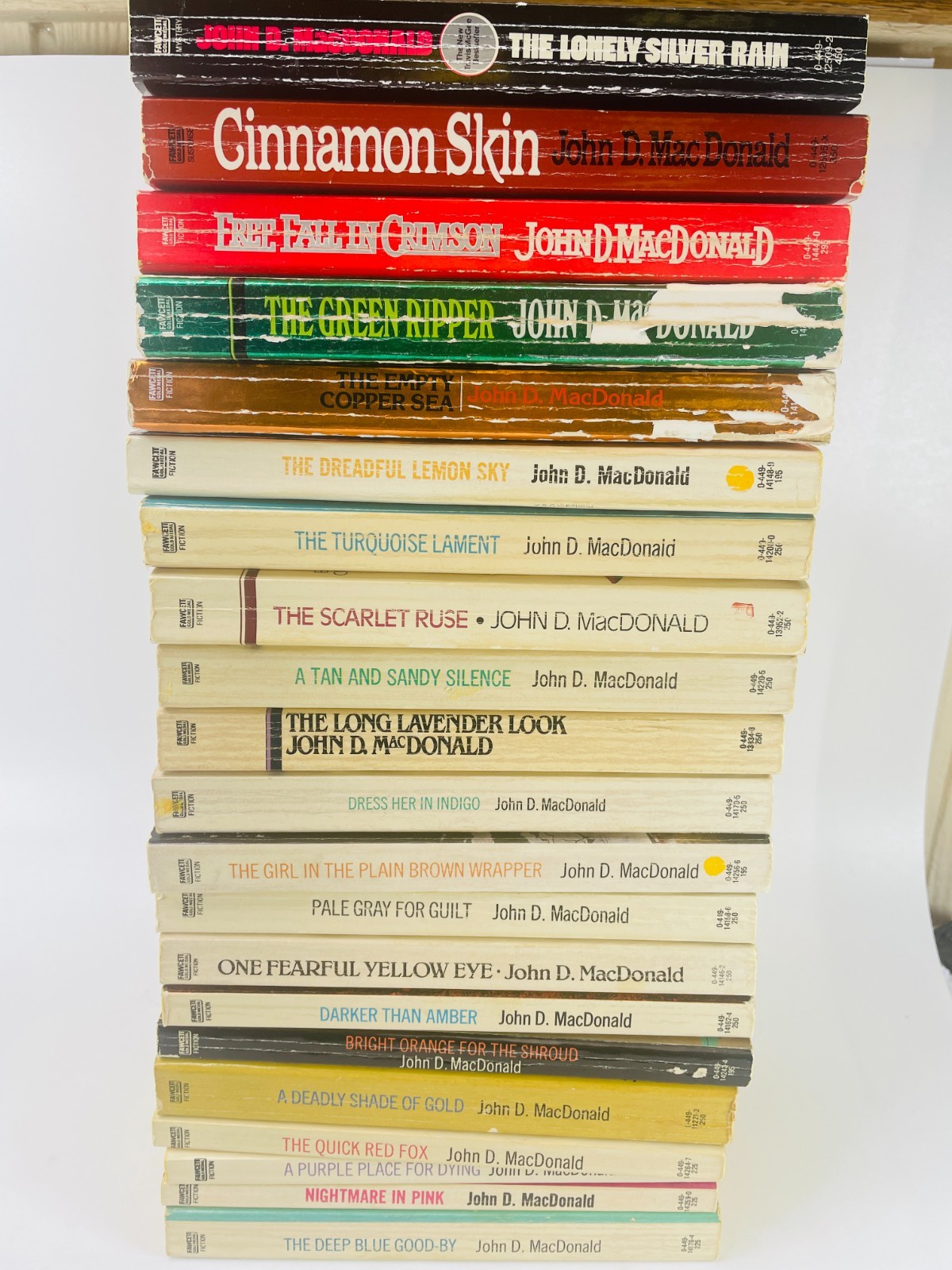 TRAVIS MCGEE John D. MacDonald Complete 21 Novel Book Series Good Condition Lot