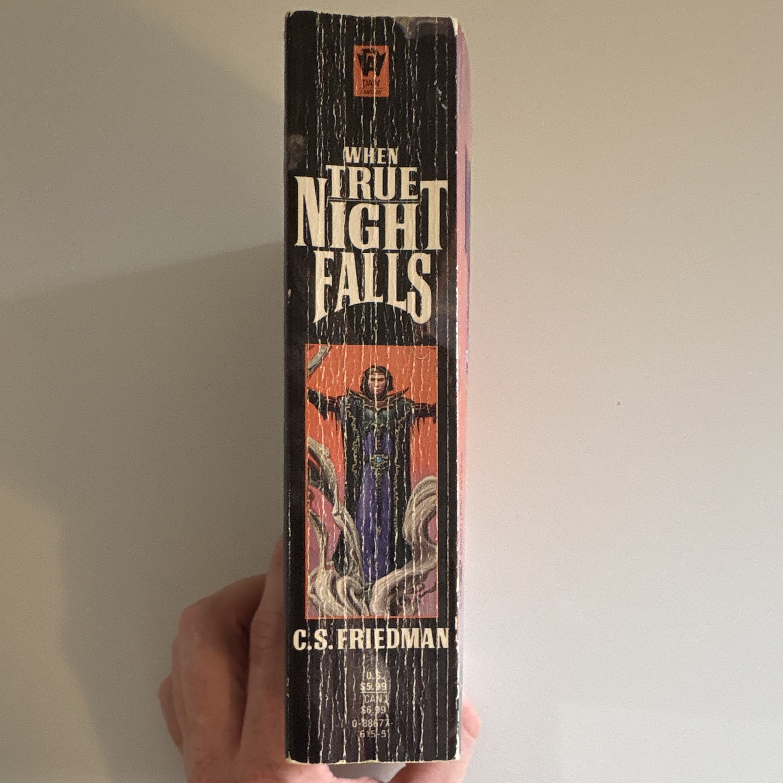 C. S. Friedman When True Night Falls (Coldfire Trilogy, DAW, 1993) MMPB 1st