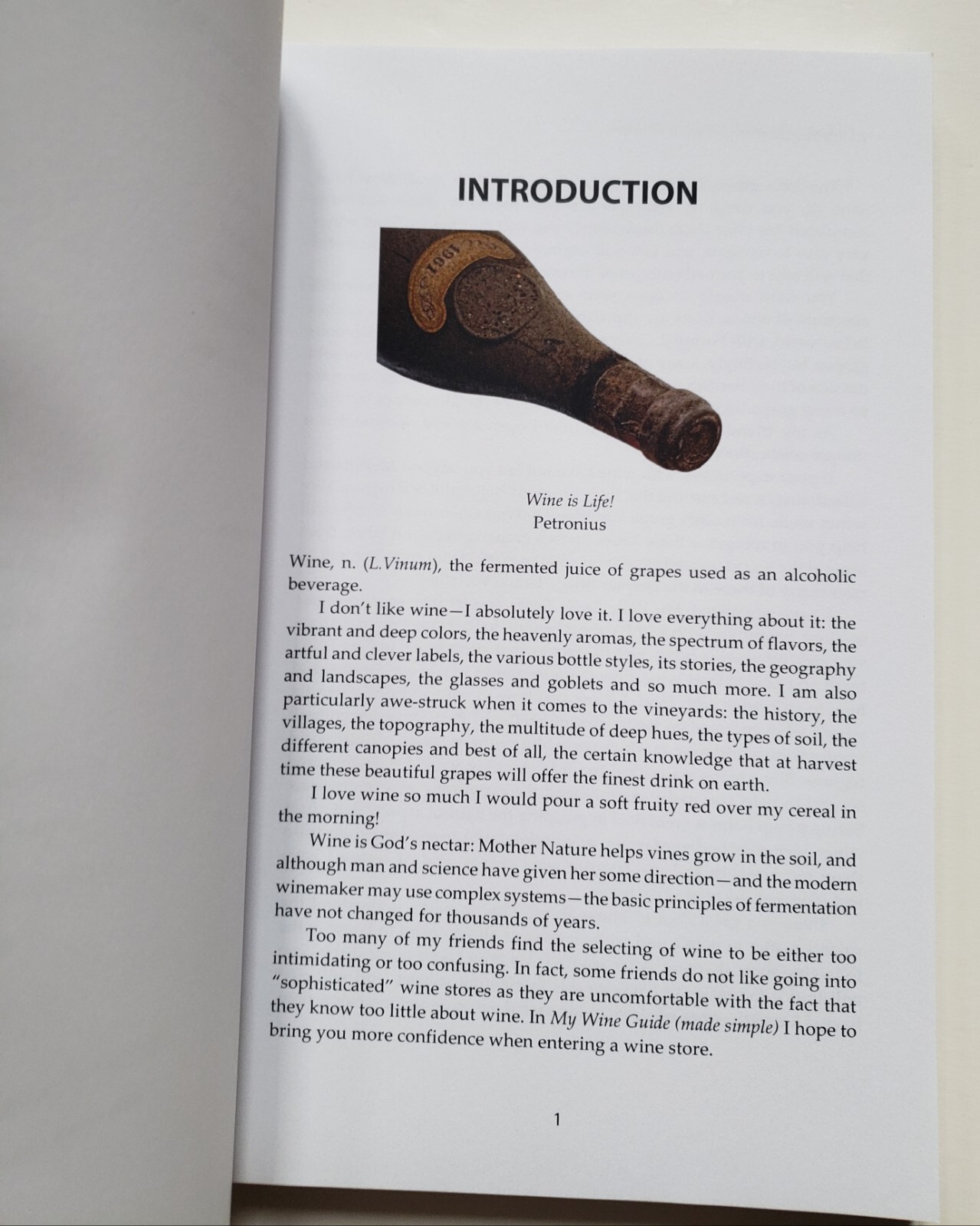 My Wine Guide (made simple) Paperback 2015 by Gerard M Saint-Cyr 222 Pages