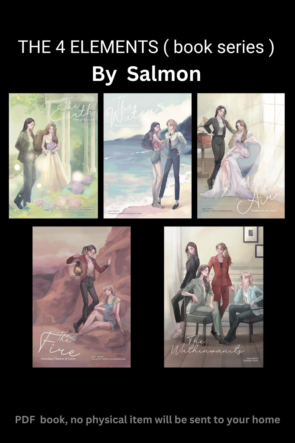 THE 4 ELEMENTS [ a Thai GL Romance Novel in English Language ]