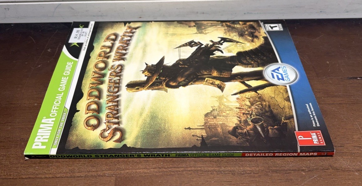 Oddworld Stranger’s Wrath Prima Official Game Strategy Guide Book Original Xbox