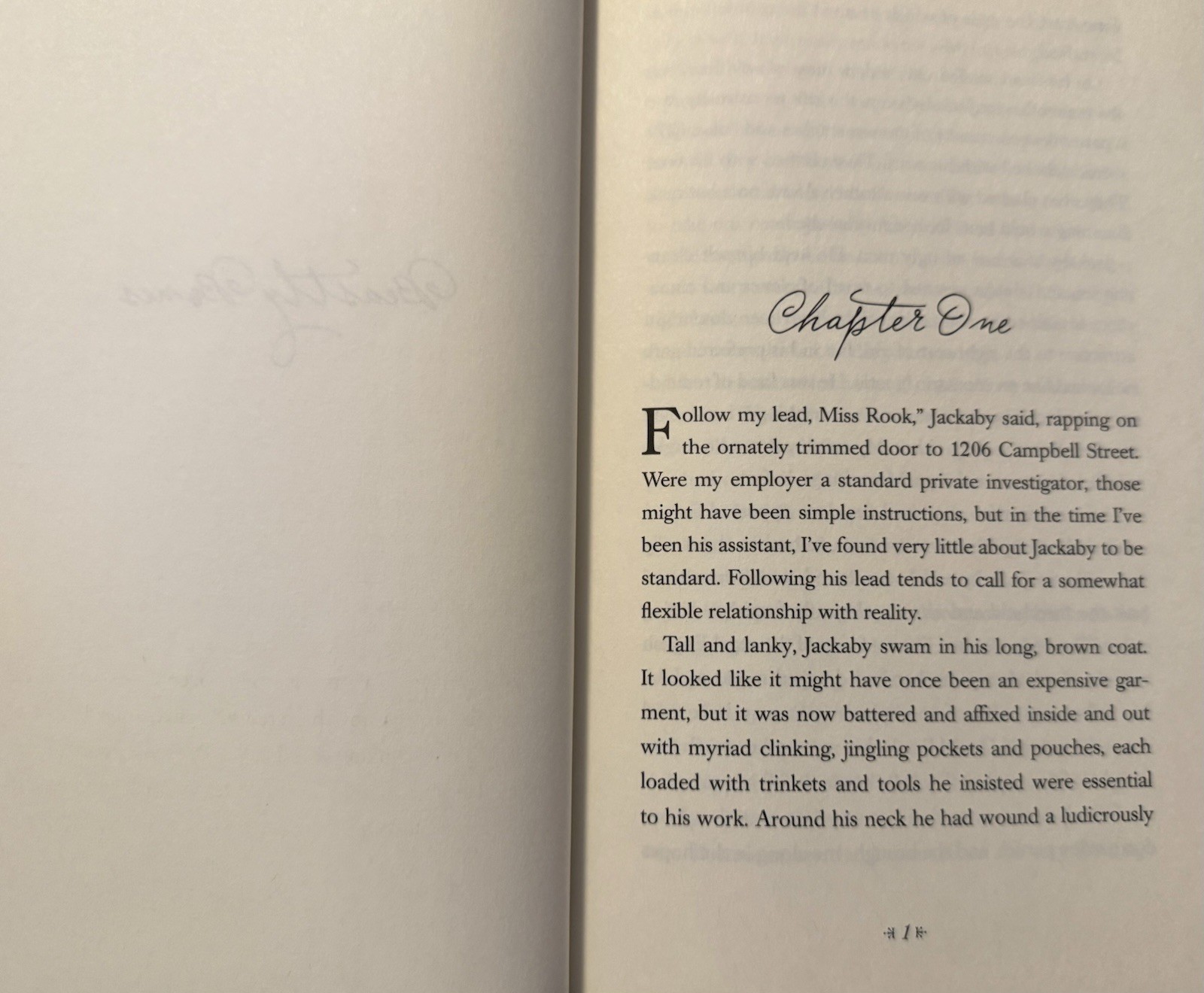 Beastly Bones: A Jackaby Novel by William Ritter 2015 Algonquin Signed Copy HCDJ