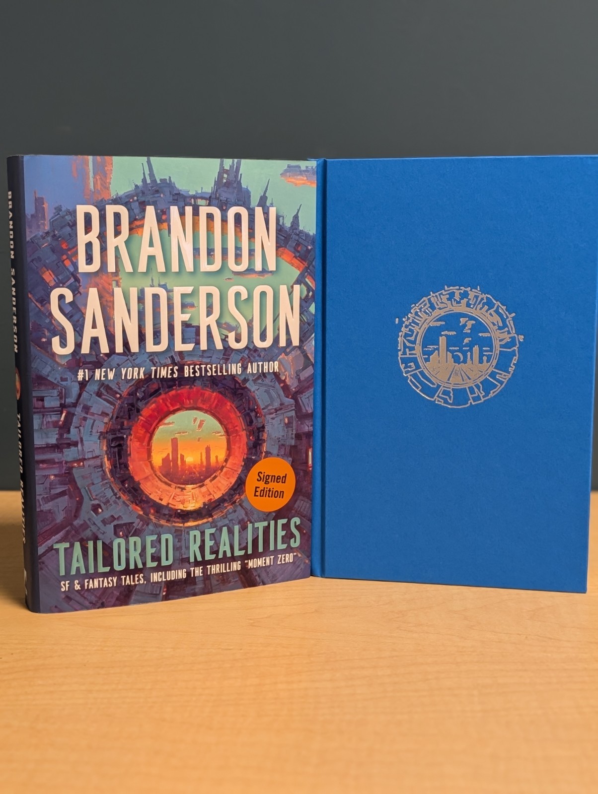 📚Brandon Sanderson TAILORED REALITIES Tor SIGNED 1st Edition Hardcover Sci-Fi