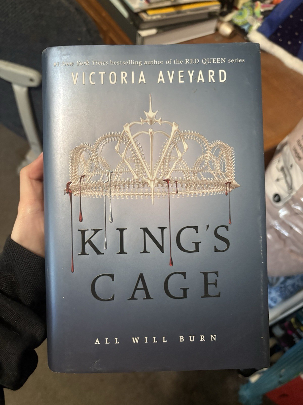 Victoria Aveyard King’s Cage Hardcover Fantasy Red Queen Series