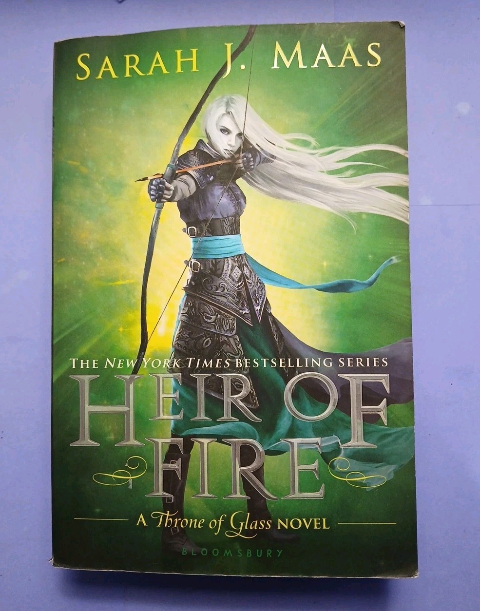 Heir of Fire by Sarah J Maas OOP Cover Paperback – Throne of Glass