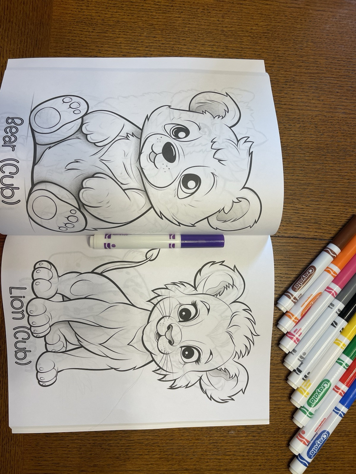 Tiny Tails Coloring Book For Kids 58 pages 8 1/2×11″