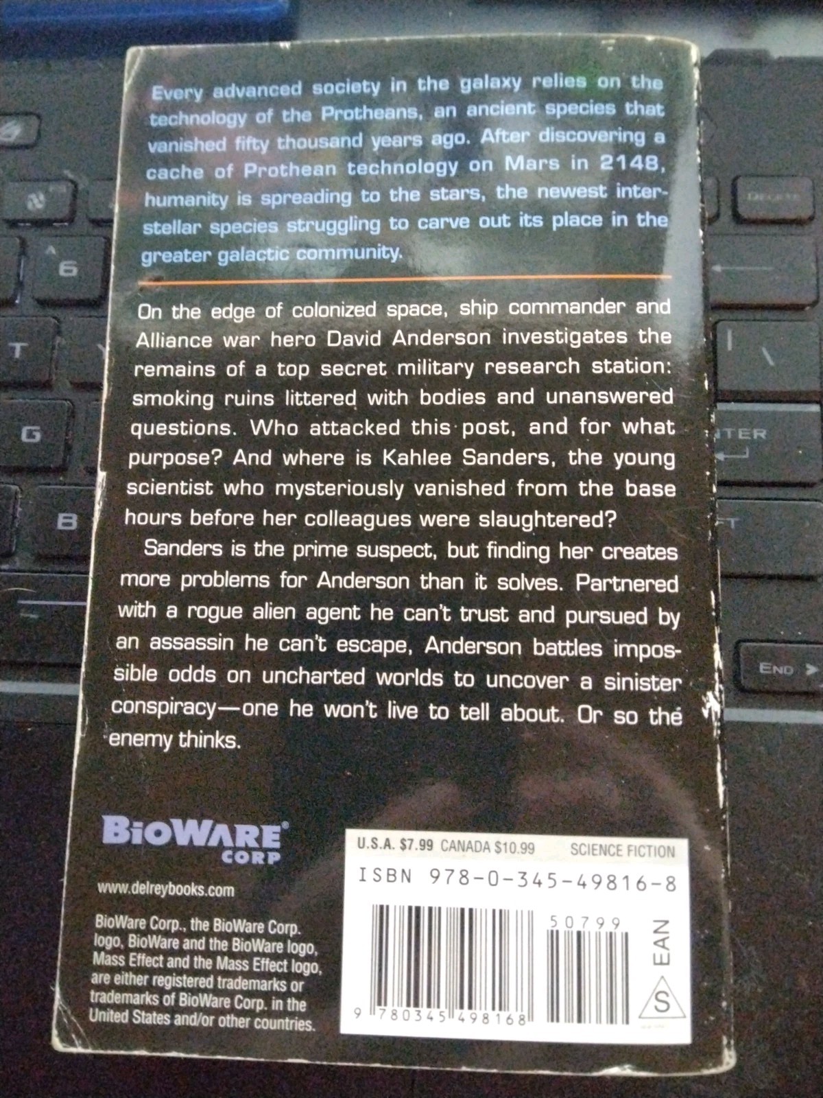 Mass Effect: Revelation by Drew Karpyshyn, 2007 PB