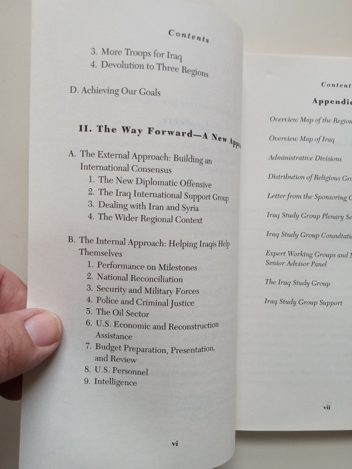 The Iraq Study Group Report : The Way Forward – a New Approach by Lee H….