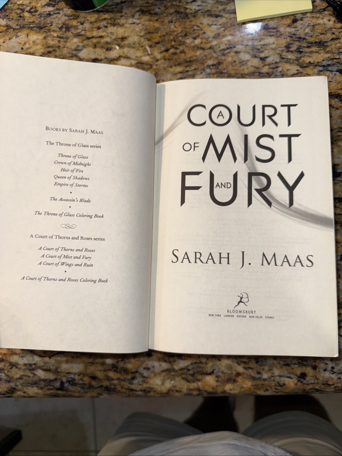 Court of Mist and Fury by Sarah J. Maas (2016, Hardcover)