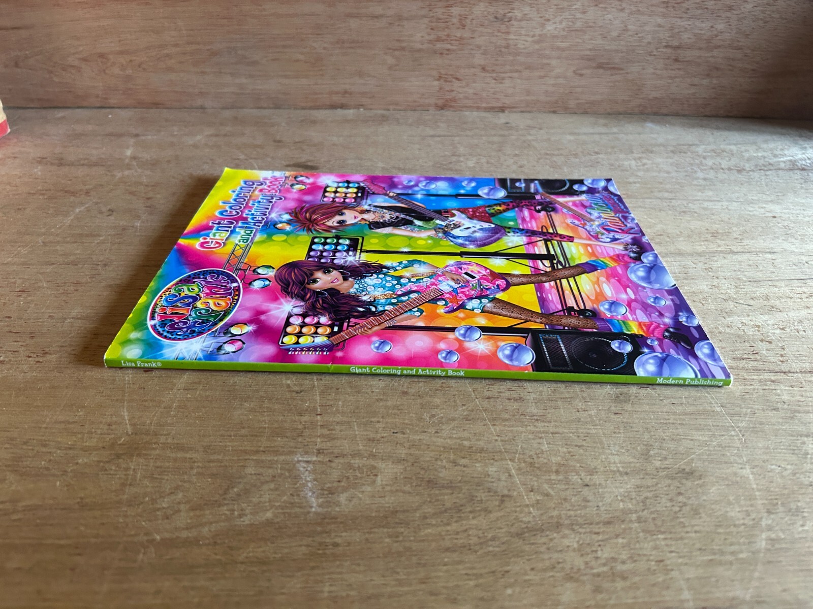 Lisa Frank Coloring Activity Book Rainbow Rockers Giant Unused 2015