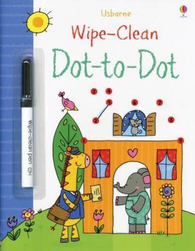 Wipe-Clean Dot-To-Dot (Wipe-Clean Books) – Hardcover By Lamb, Stacey – GOOD
