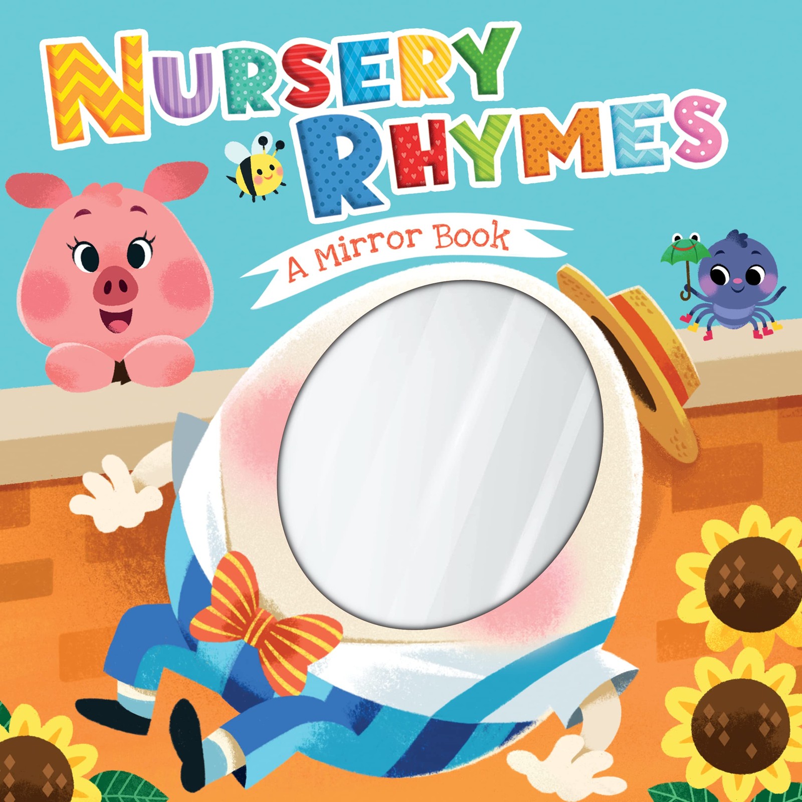 Nursery Rhymes- Children’s Board Book – Mirror Board Book – Little Hippo Boo…