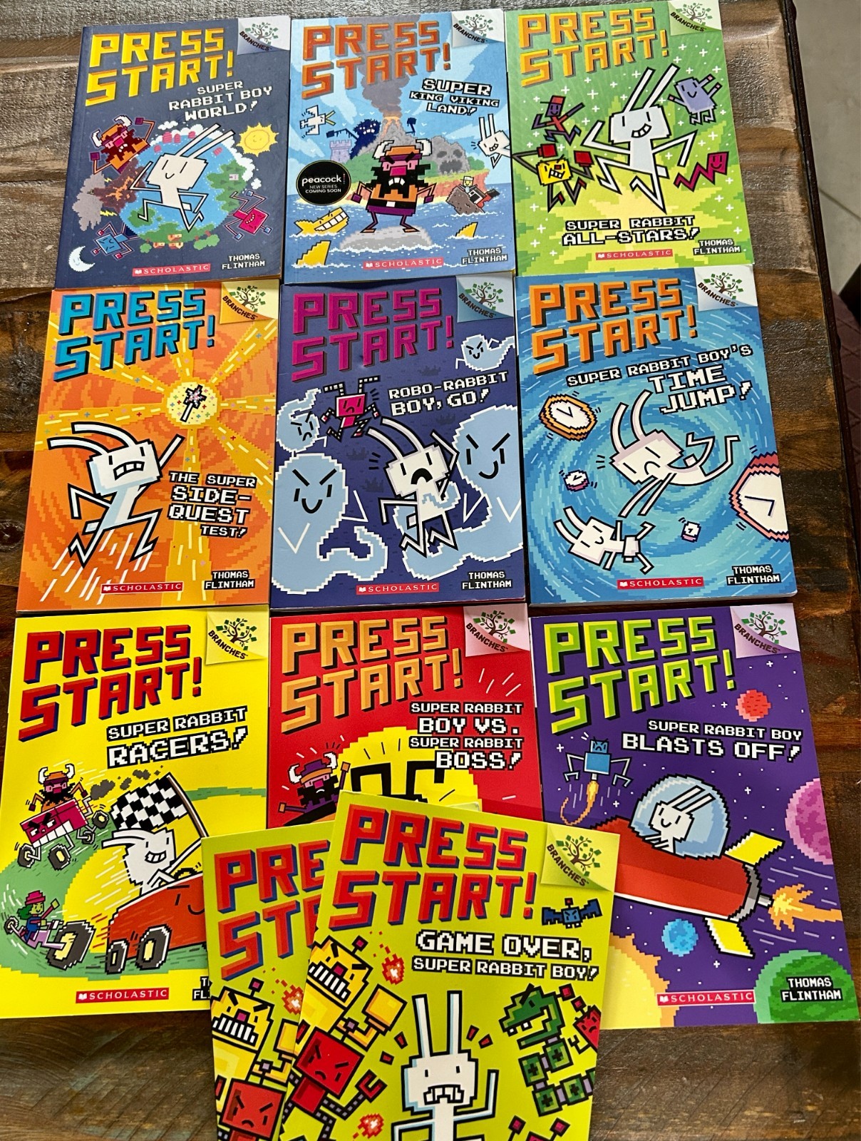 10 Press Start Books by Thomas Flintham Reading Level Grade 2
