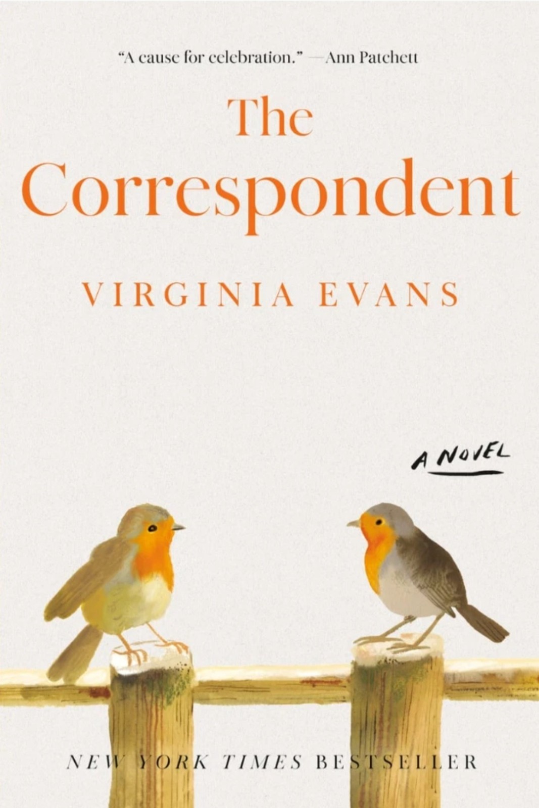 The Correspondent – Virginia Evans Hardcover Bestseller