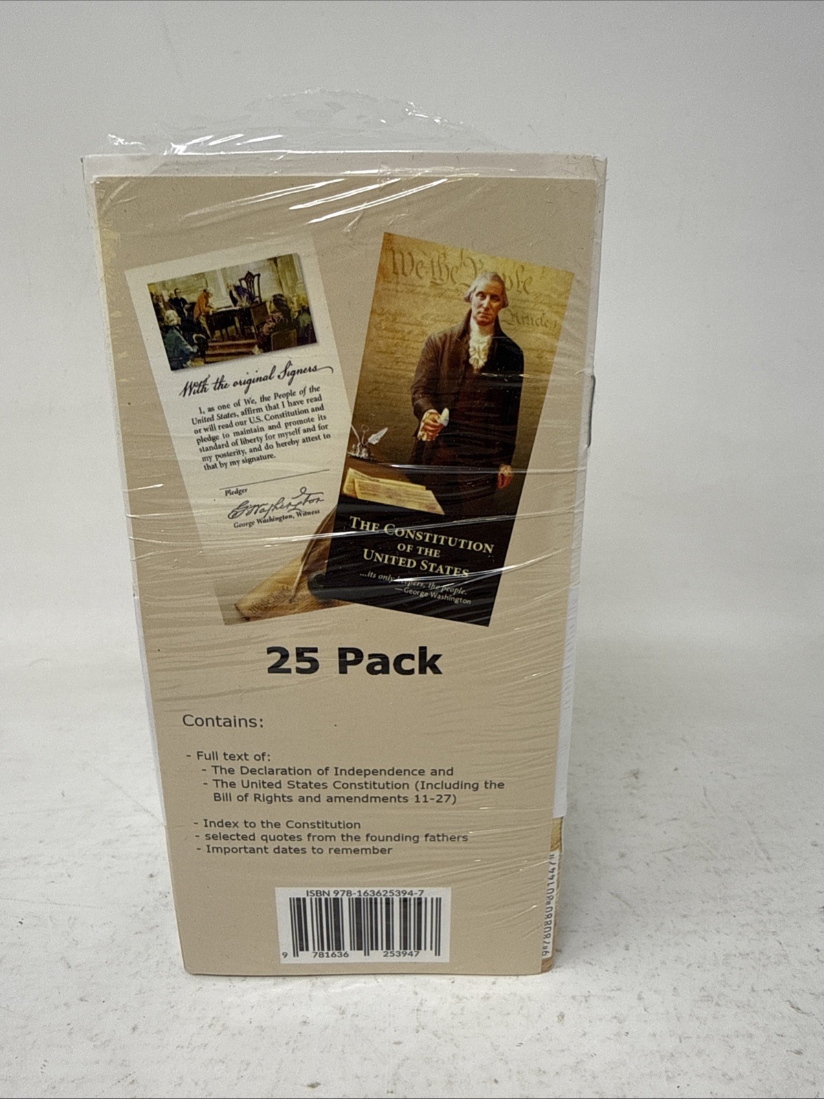 Pocket Constitution (25 Pack): U.S. Constitution with Index & Declaration of Ind