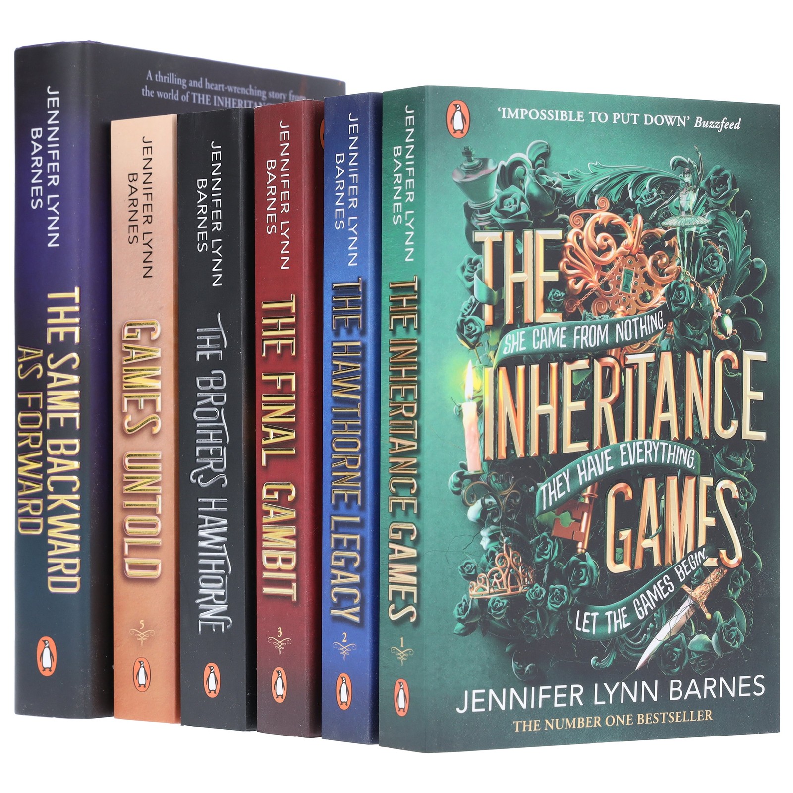 The Inheritance Games Series By Jennifer Lynn Barnes 6 Books – Ages 12-17