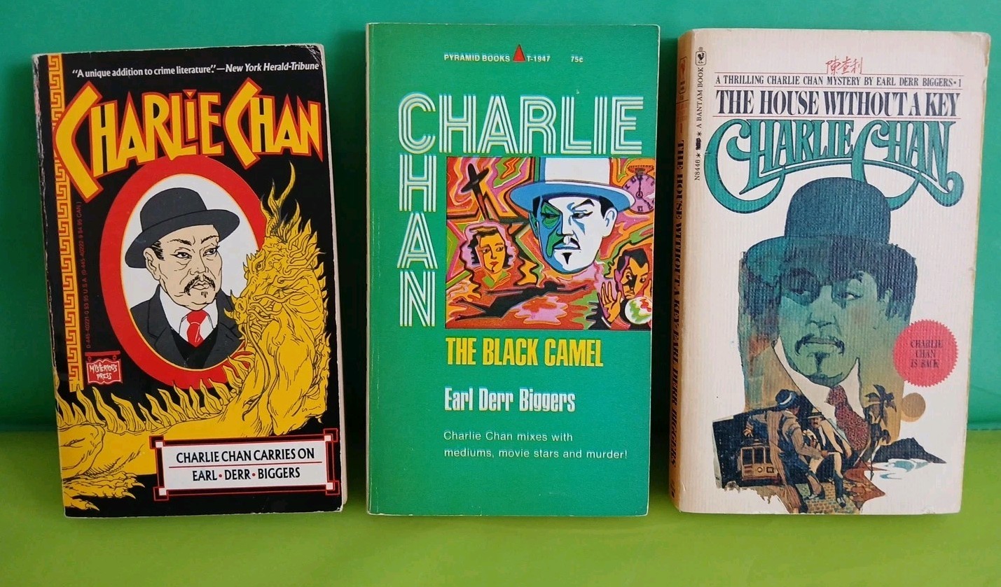 Lot of 3 Earl Derr Biggers Books: House Key~Black Camel~Charlie Chan Carrie On