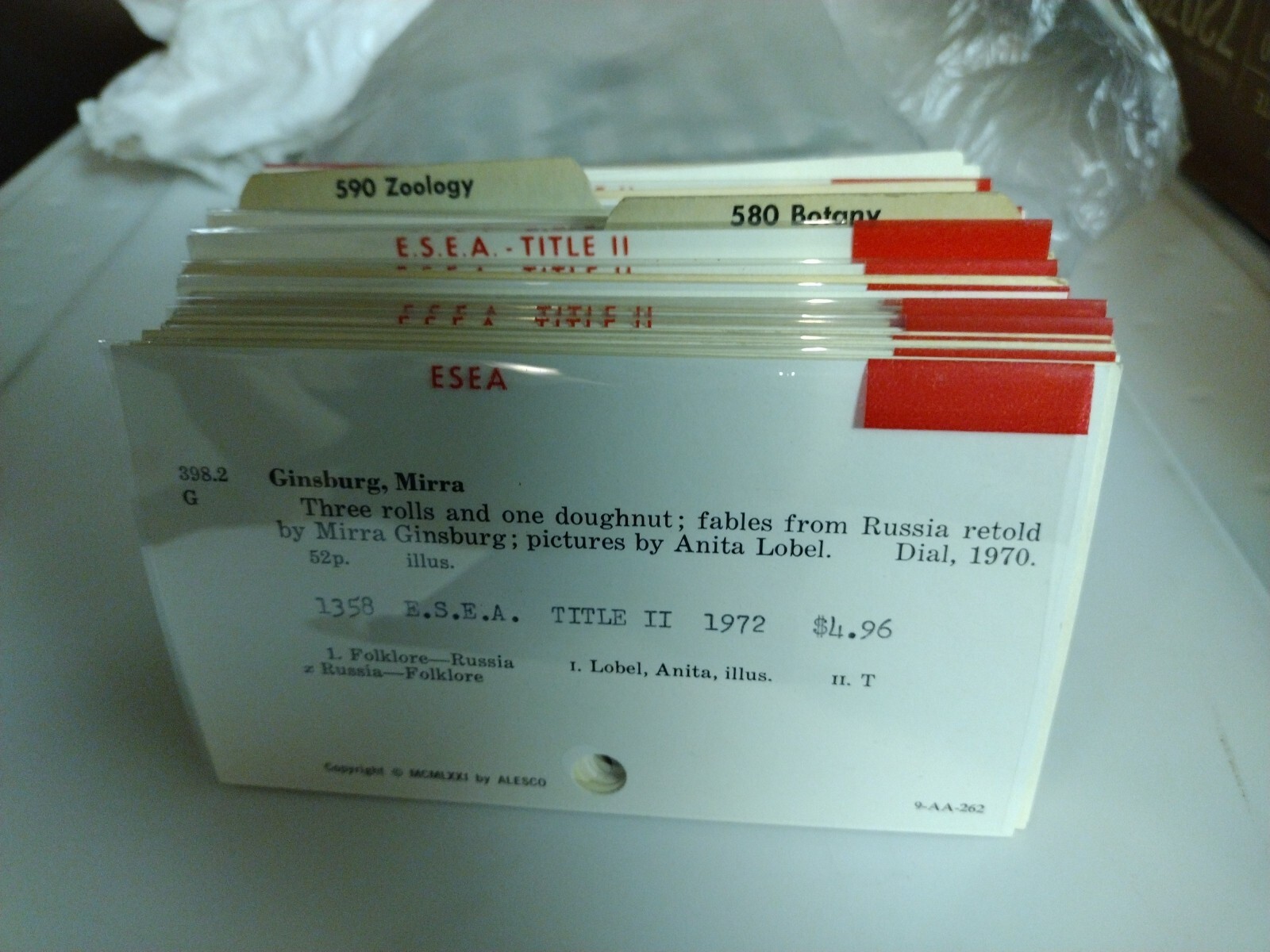 Vtg Library Book Catalogue Cards Random Subjects Media print Stack of 140