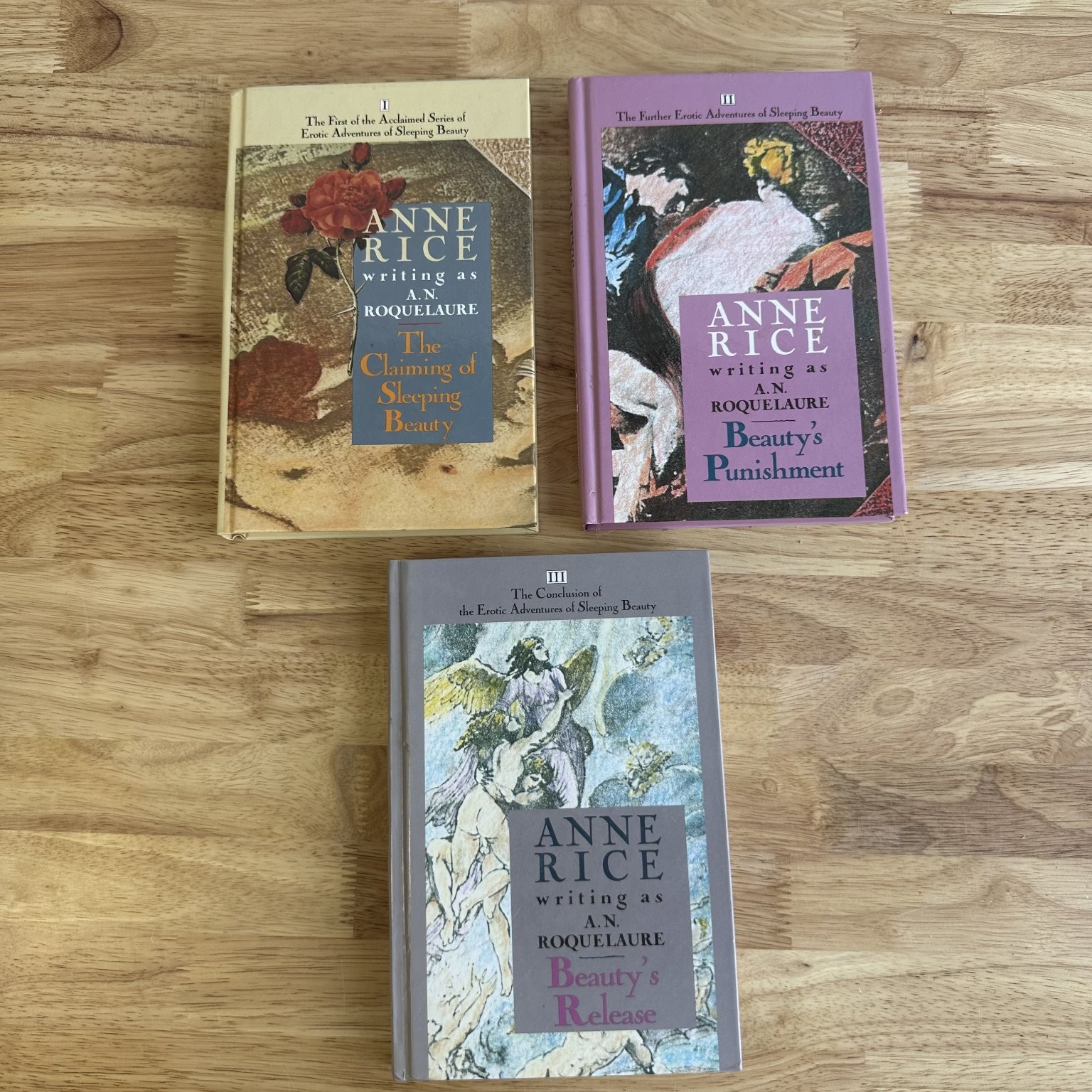 Sleeping Beauty Series Anne Rice A.N. Roquelaure Erotic Fantasy Books I-III