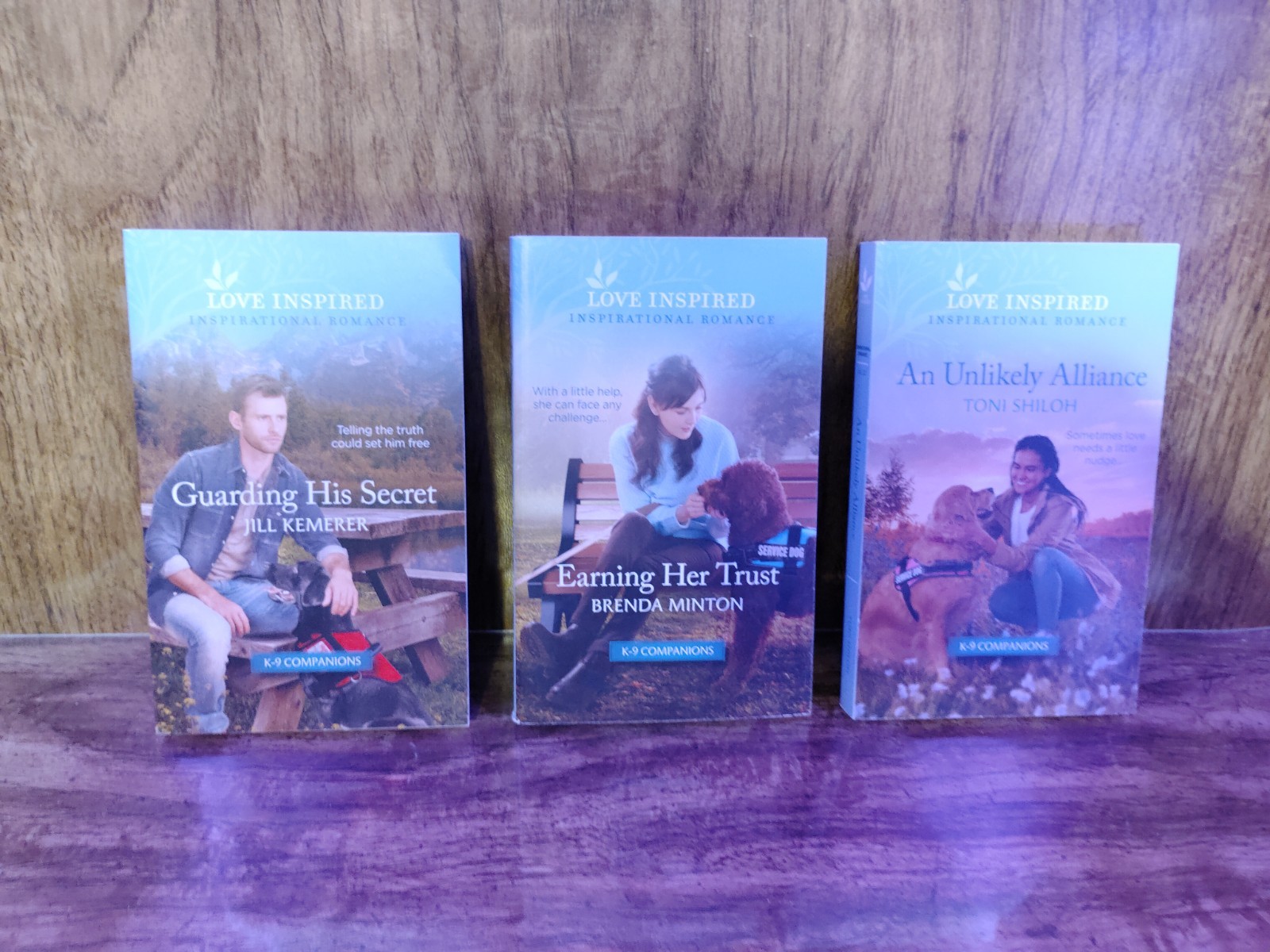Lot of 3 Love Inspired K-9 Companions Romance Paperbacks Kemerer Minton Shiloh 2