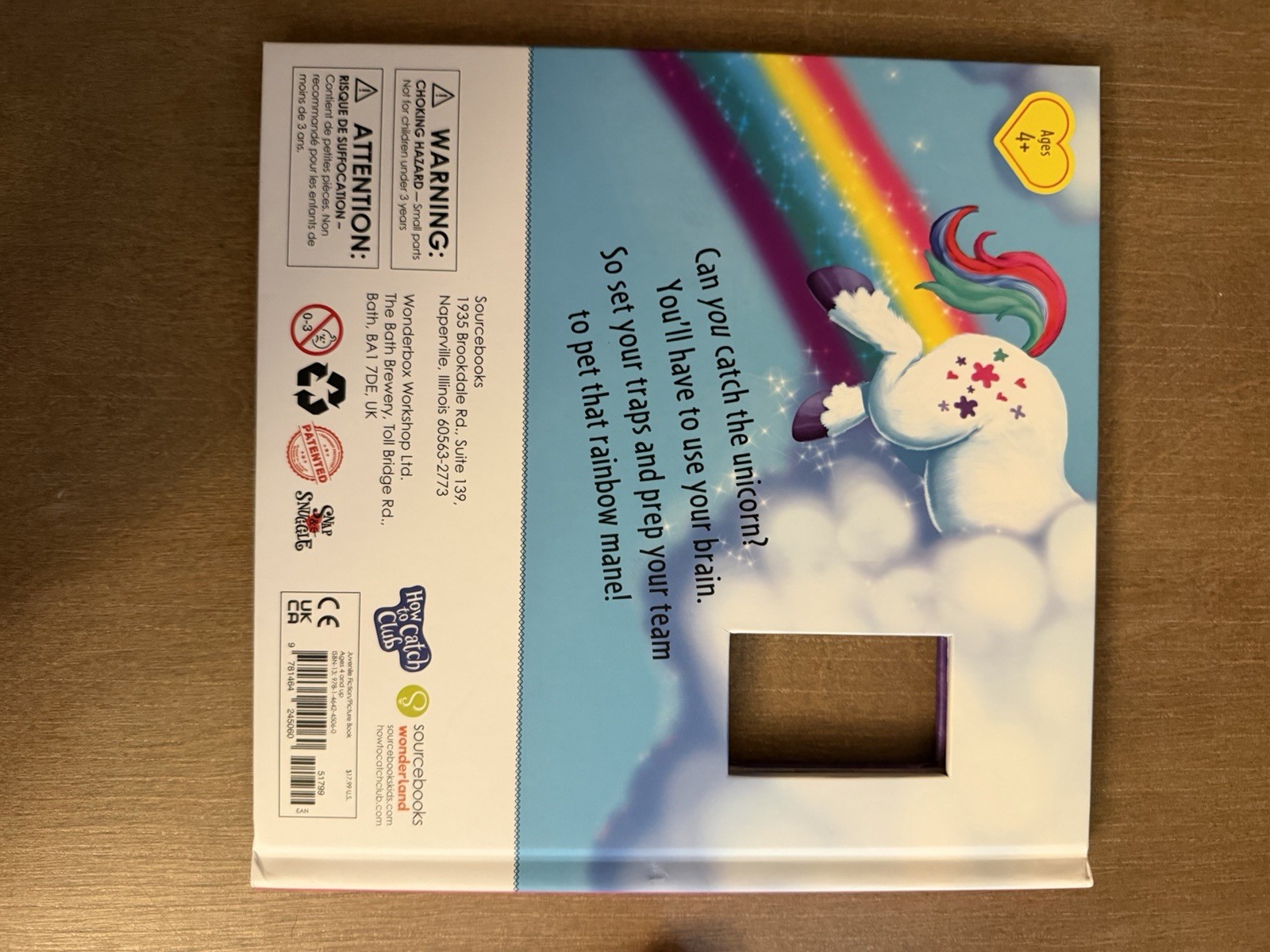Snap & Snuggle: How to Catch a Unicorn: Plush Silicone Slap Bracelet and Book