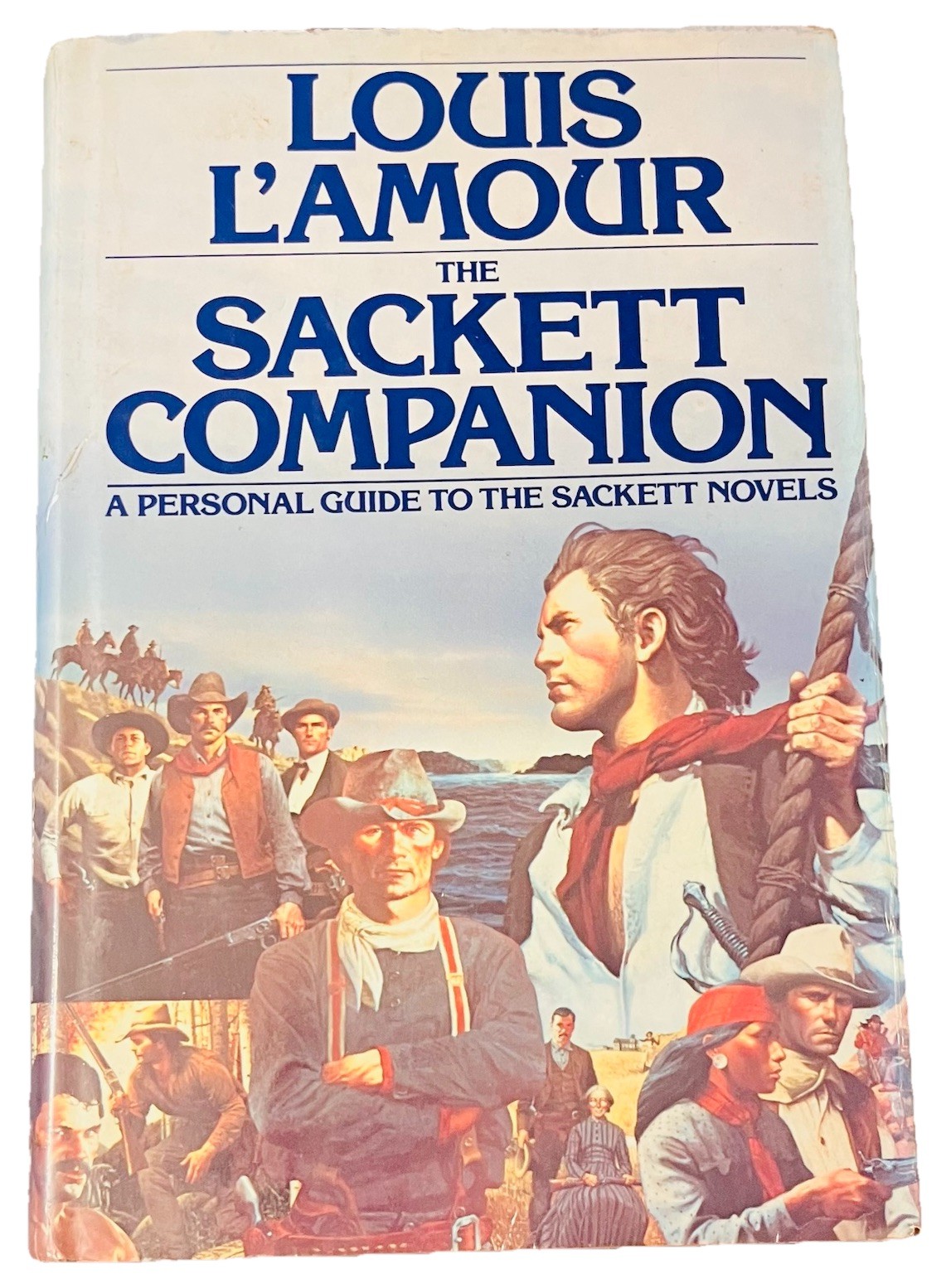 Louis L’Amour The Sackett Companion HC DJ 1988 1st Print Bantam Vintage Western