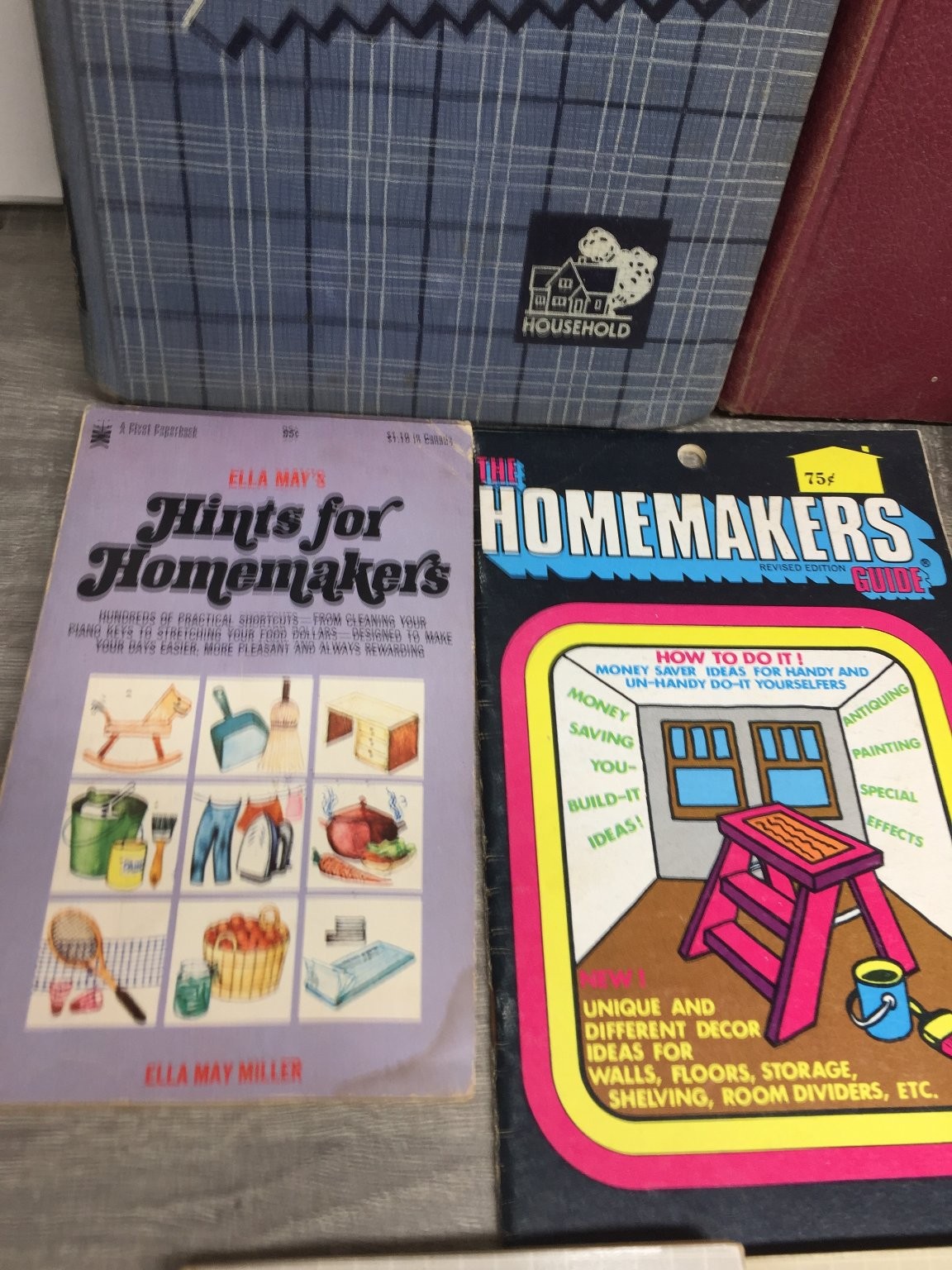 Modern Household Encyclopedia lot Deluxe Edition Vintage Homemaking Guide