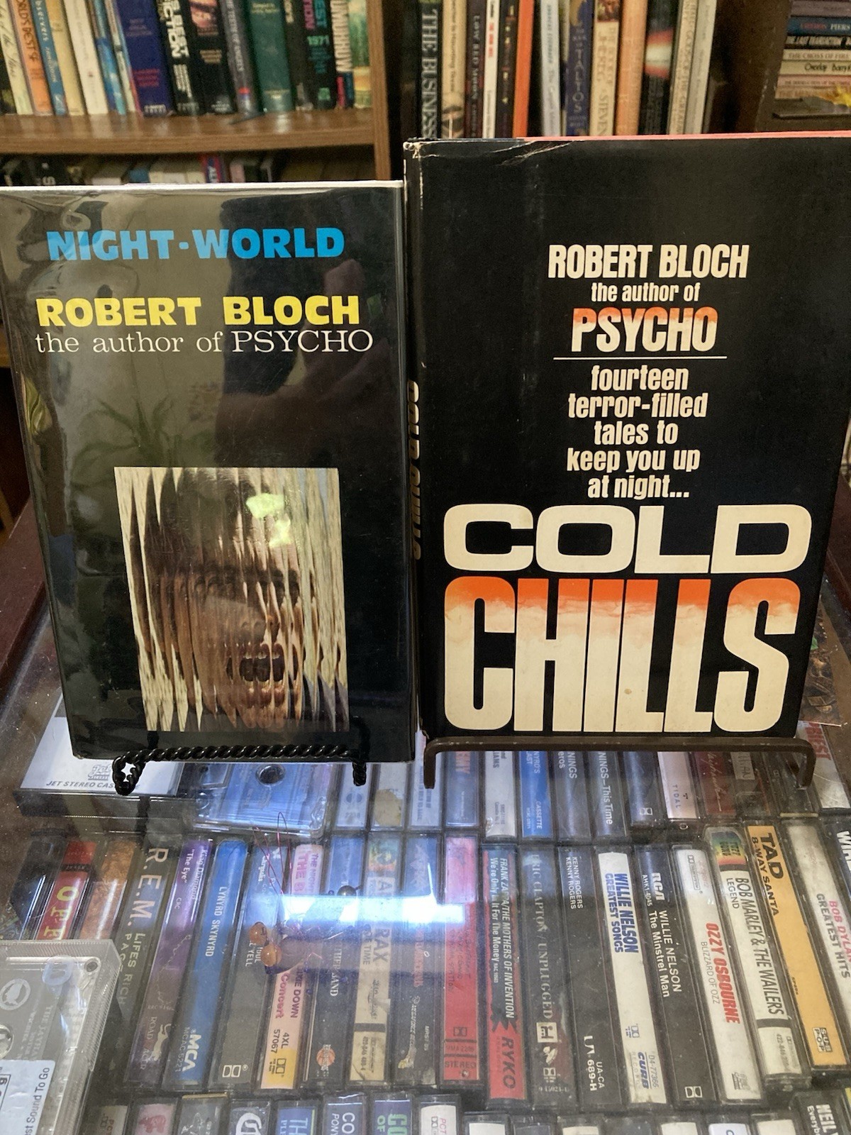 Robert Bloch Night-World (uk) and Cold Chills HC w/ Dust Jacket 1st Edition’s