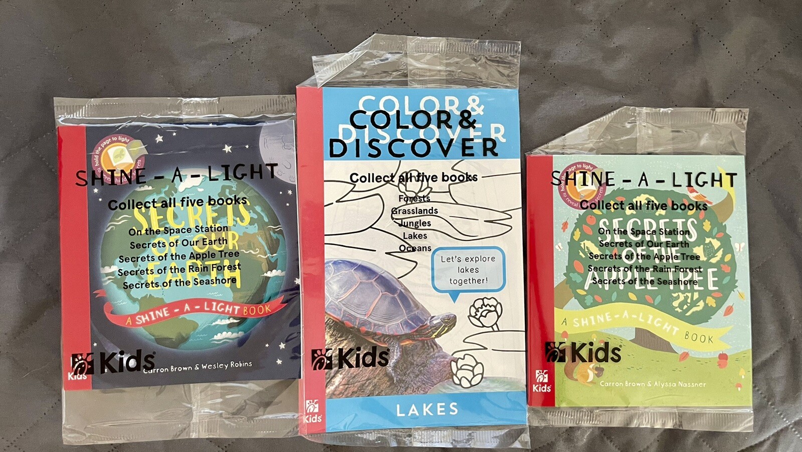 SHINE-A-LIGHT -Secrets of our Earth-Secrets of Apple Tree-COLOR & DISCOVER LAKES