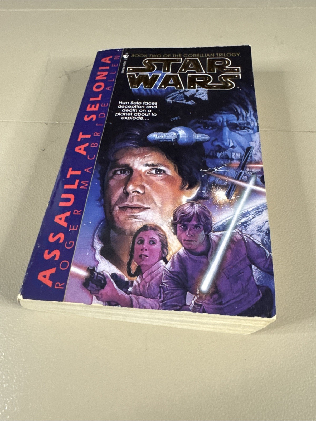 Star Wars: THE CORELLIAN TRILOGY Complete Roger Macbride Allen 1-3 PB Book lot