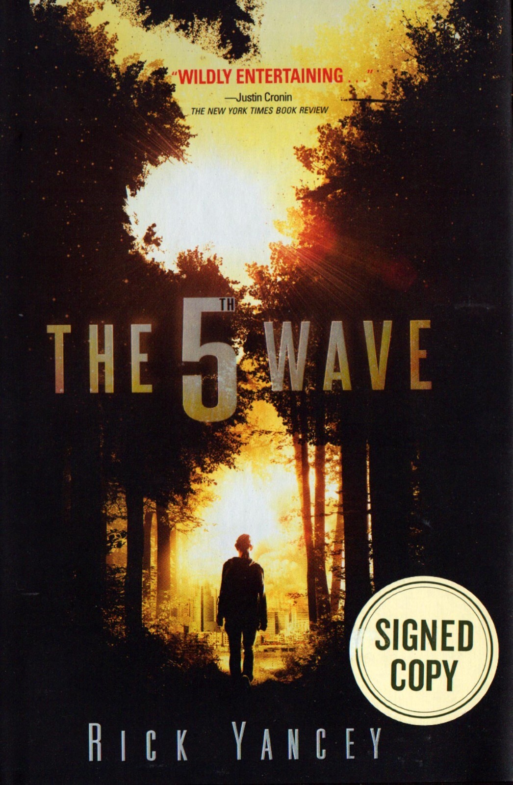 THE 5th WAVE RICK YANCEY SIGNED HARDCOVER COPY NEW UNREAD FREE USA SHIPPING