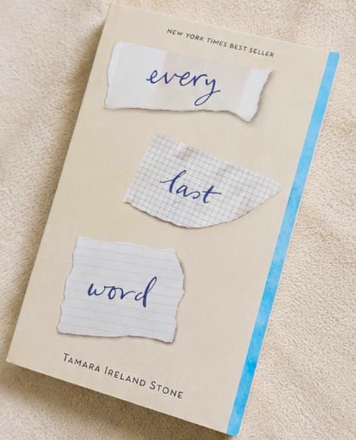 Tamara Ireland Stone Every Last Word Paperback Young Adult Fiction Novel
