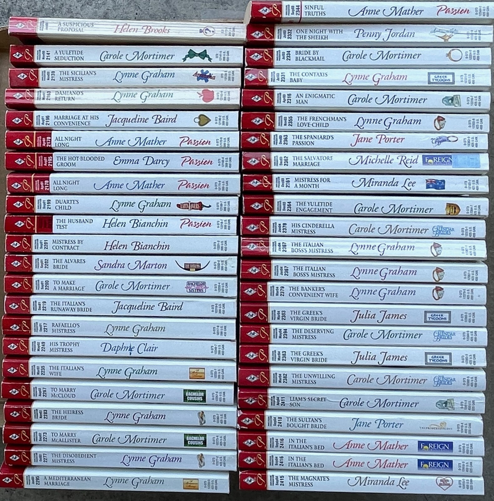 Instant Harlequin Romance Library! 289 Presents & Extra pbks. 2000-2013. G-VGC