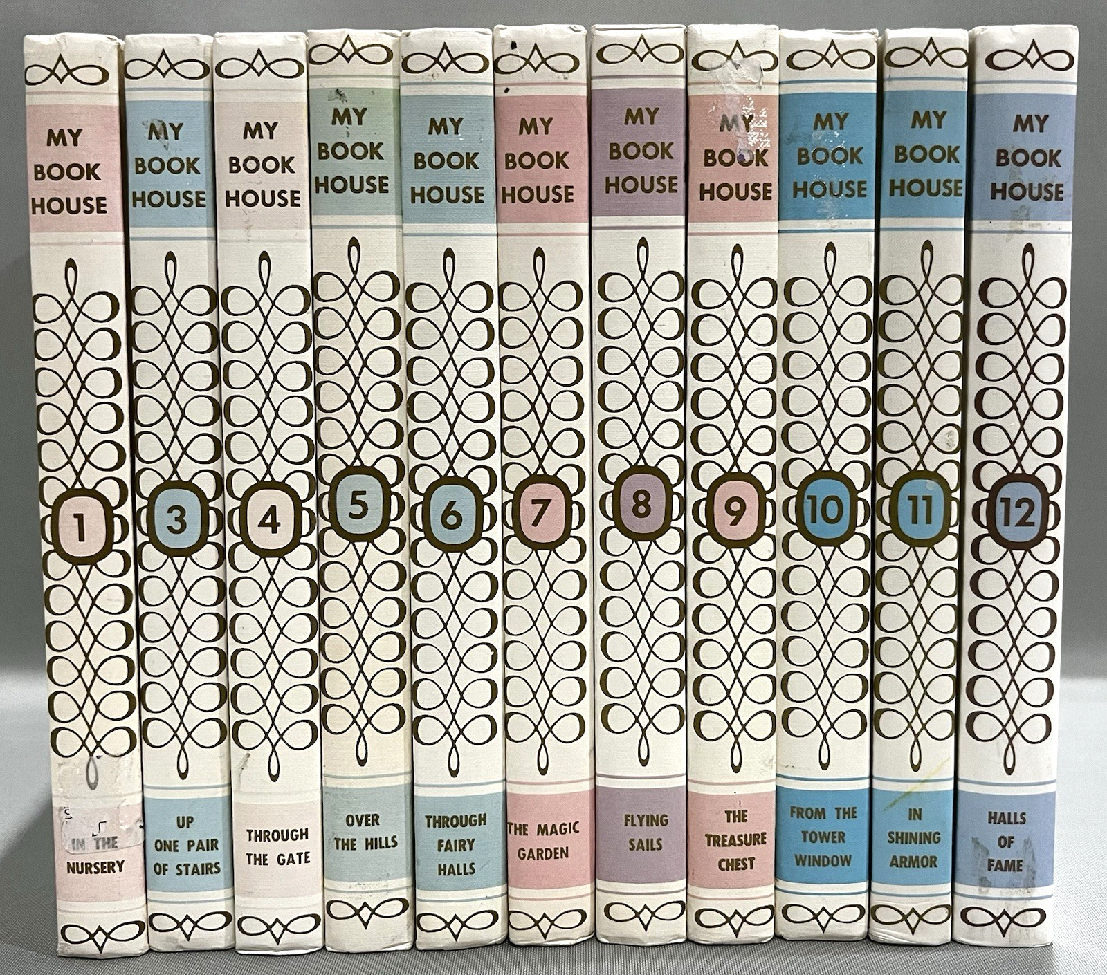 MY BOOK HOUSE Children Stories-Missing Vol. 2-Hardback (c) 1971-SET of 11