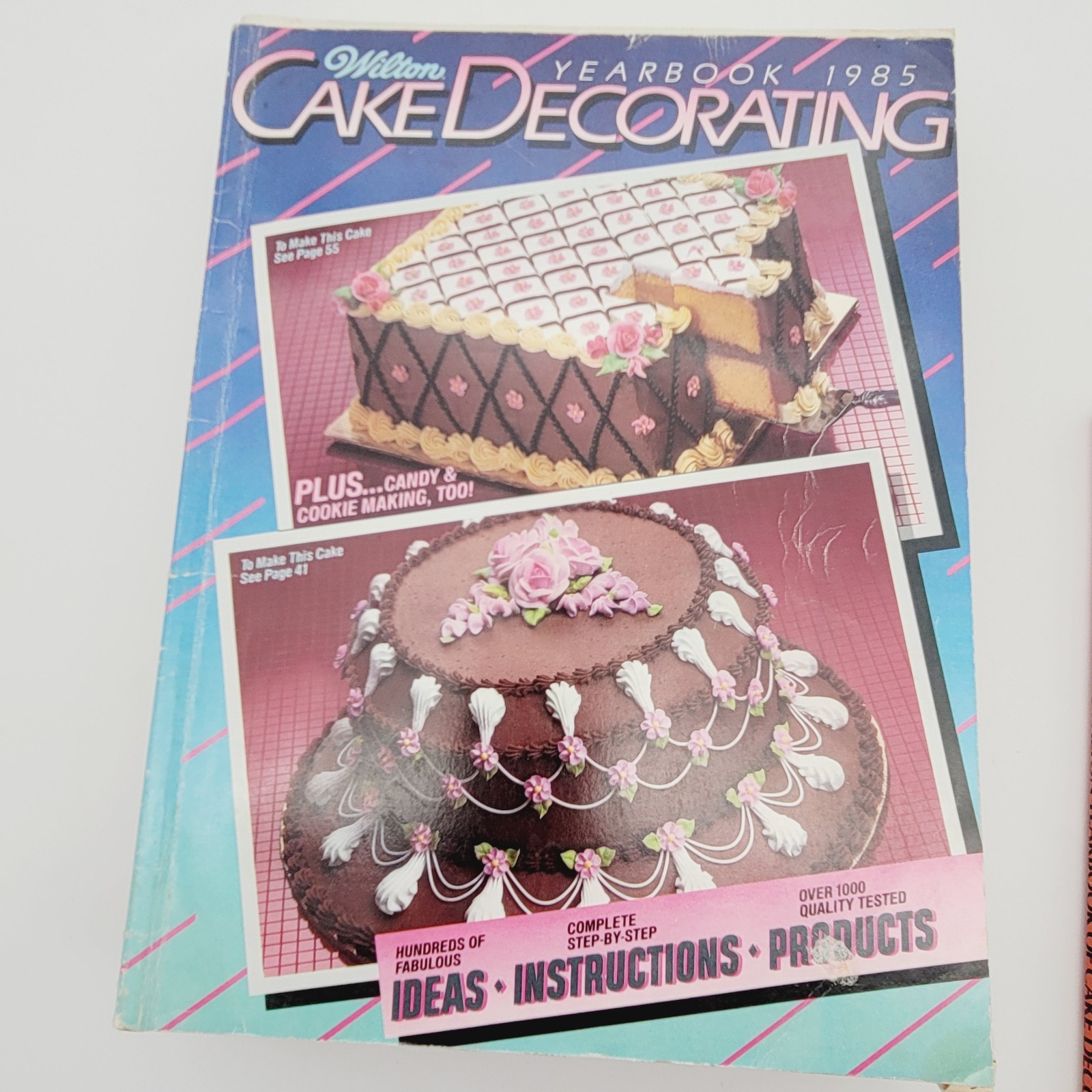 9 Vintage Wilton Cake Decorating Yearbooks Baking 79 80 85 86 88 89 91 94