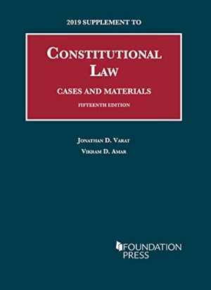 Constitutional Law, Cases and – Paperback, by Varat Jonathan D.; – Very Good