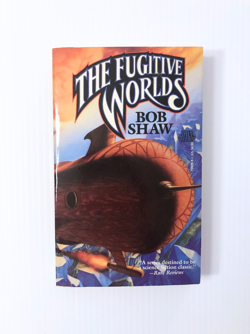 The Fugitive Worlds Bob Shaw Vintage Science Fiction Paperback Baen Books