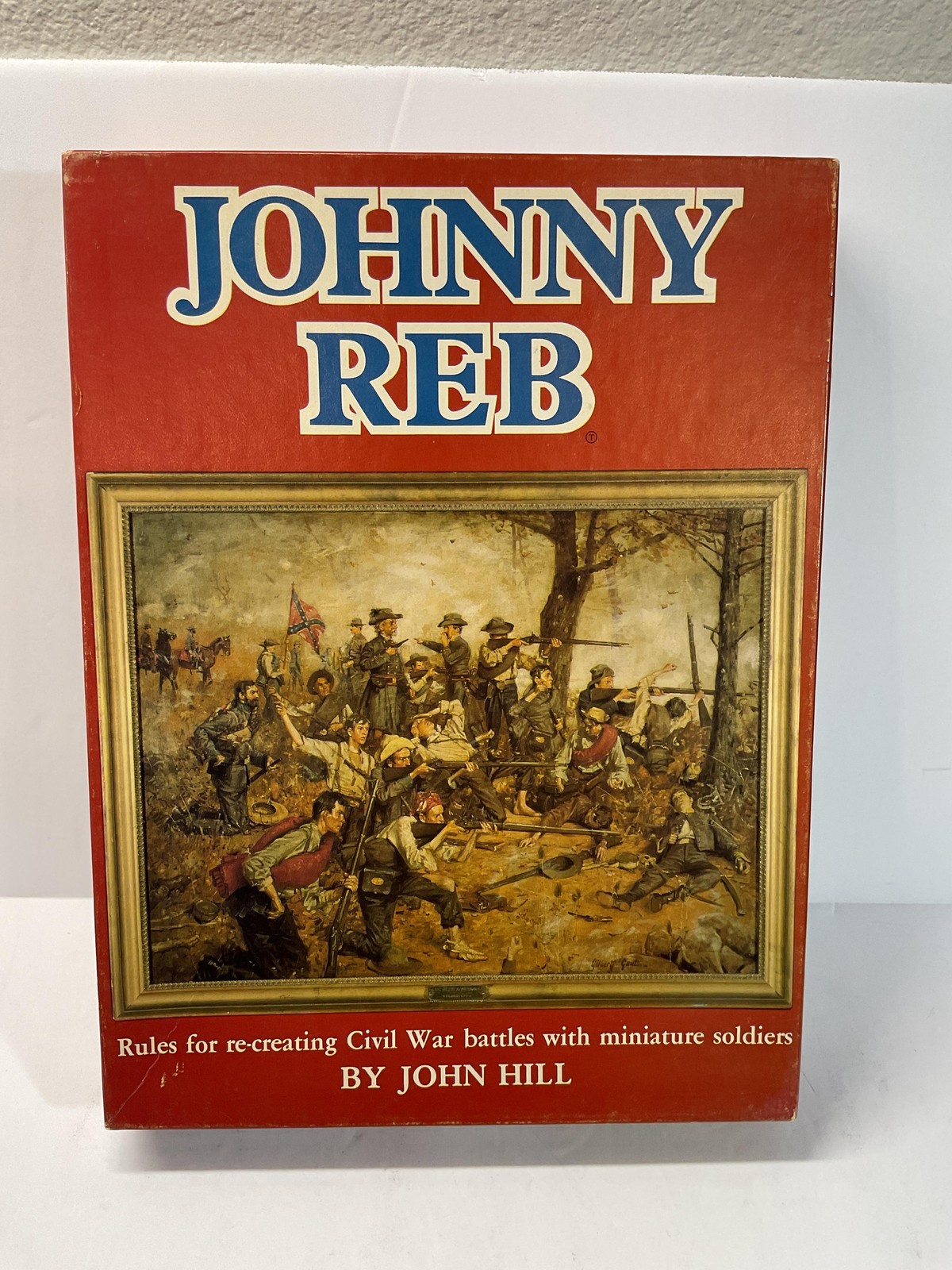 Vintage Johnny Reb Civil War Miniatures Wargame Rules Box 1983 Adventure Games