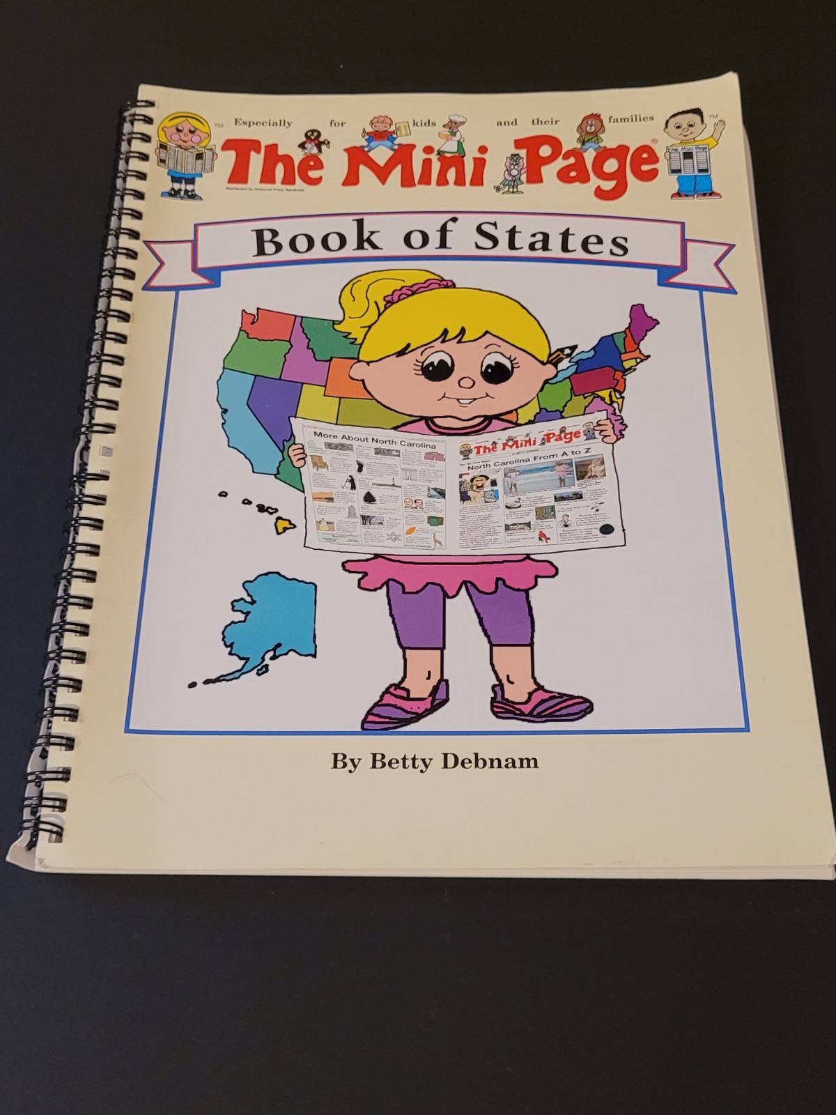 The Mini Page Book Of States By Betty Debnam – Spiral Bound