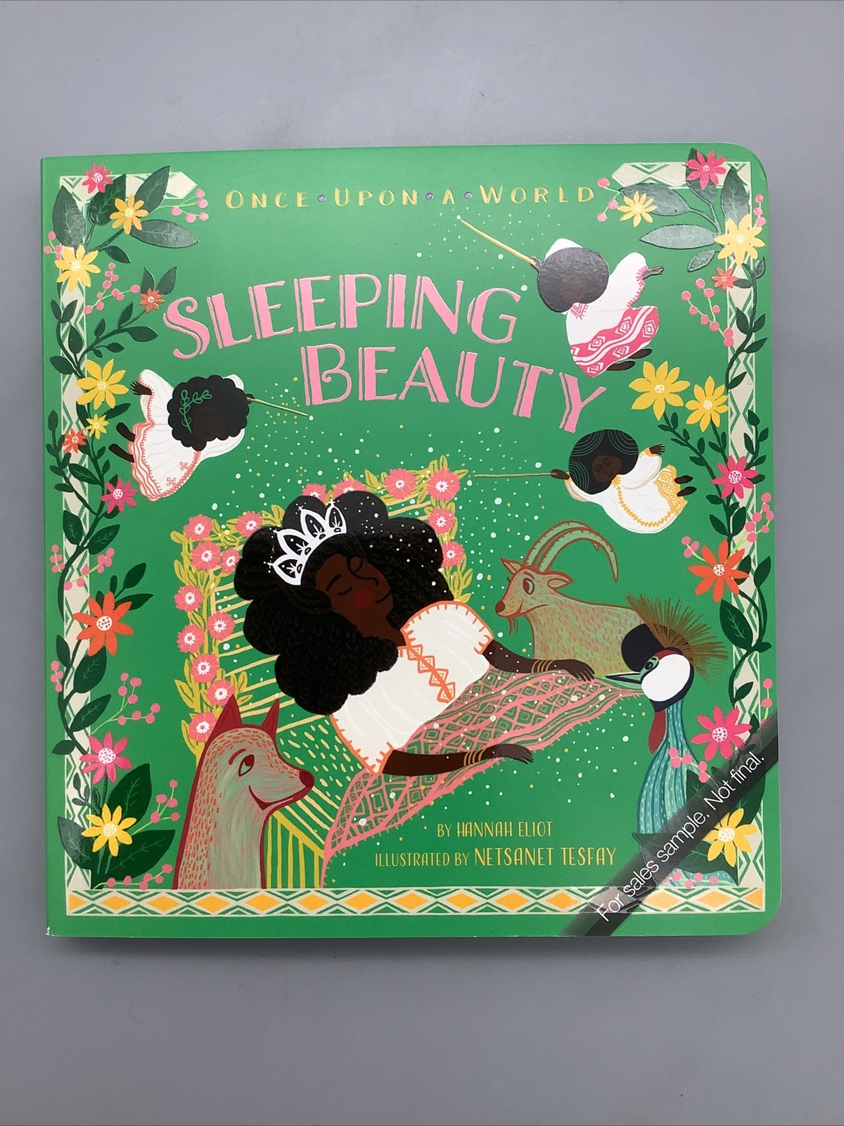 Once Upon a World Sleeping Beauty Board Book, Hannah Eliot — NEW