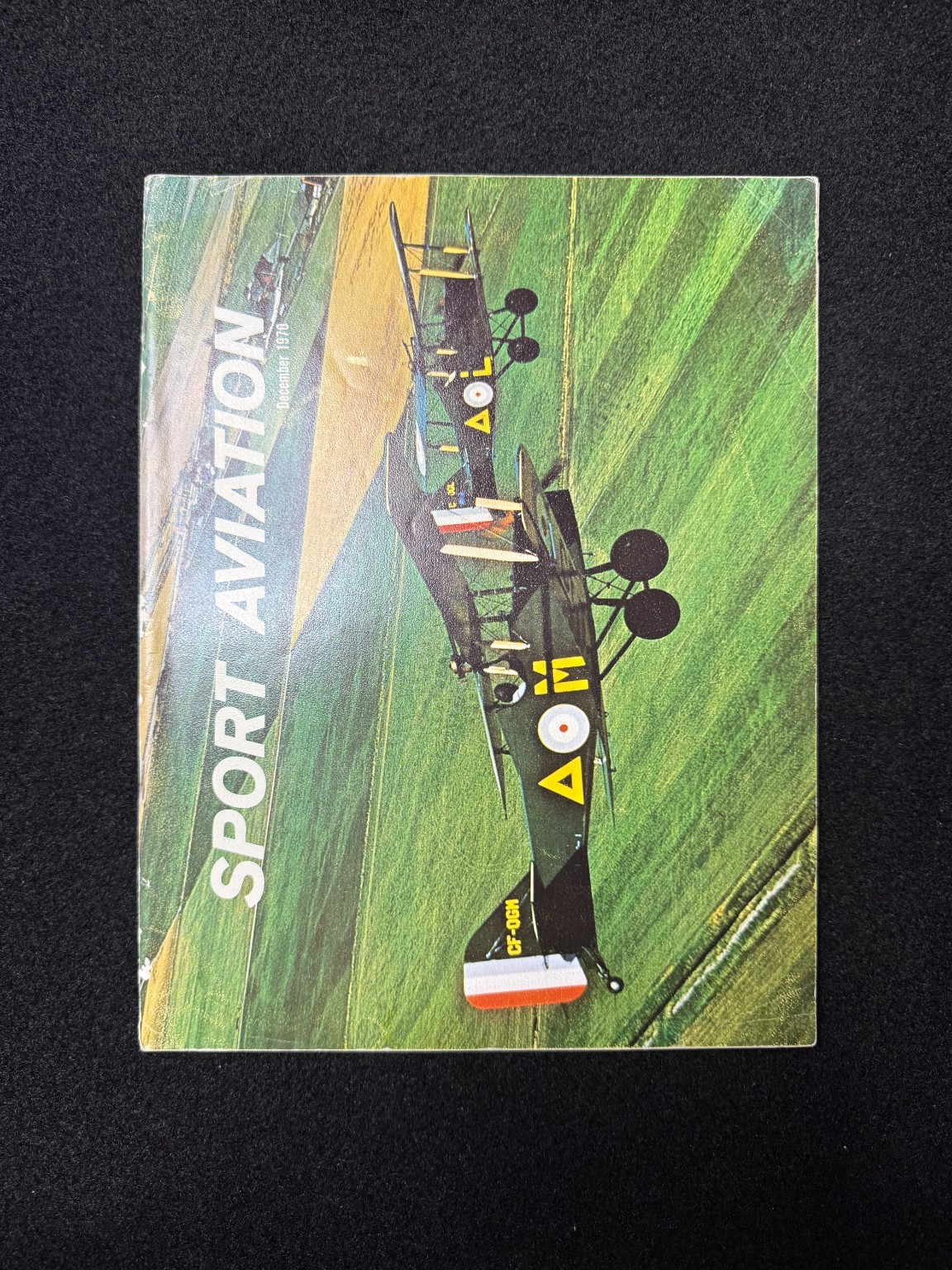 Sport Aviation Magazine December 1970 EAA Vol 19 No 12 Air Racing SE5a Replica