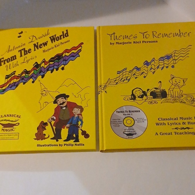 Classical Magic Antonin Dvorak From the New World HC Marjorie Persons CD Illus