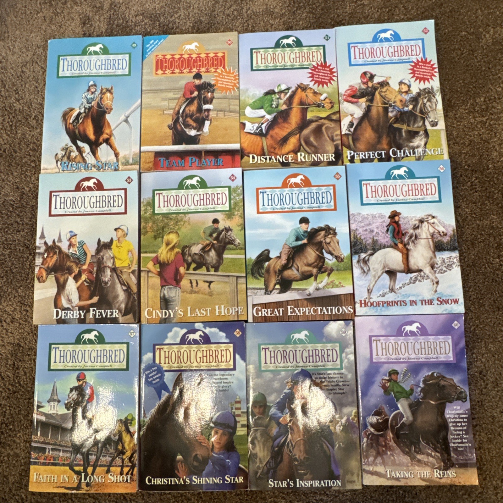 The Joanna Campbell Thoroughbred FULL Series Books 1-72 + 4 Extras